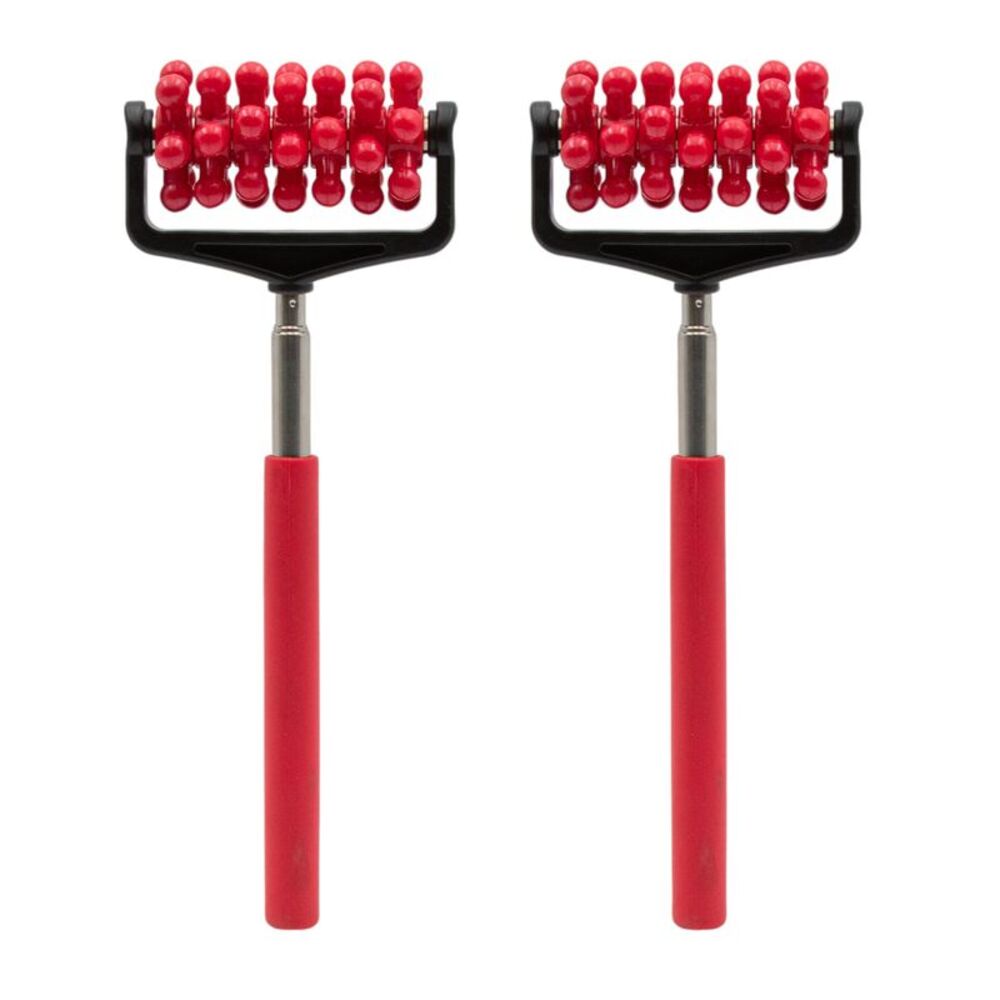 Telescopic Handheld Rolling Body Massager 8-17 inch, 2 Pack